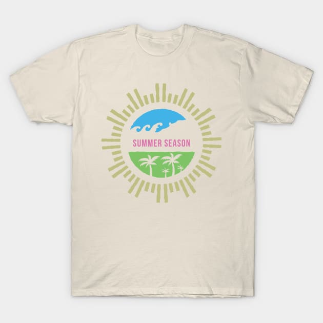 Summer Season T-Shirt by RadCoolguy